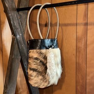 Handmade cowhide purse